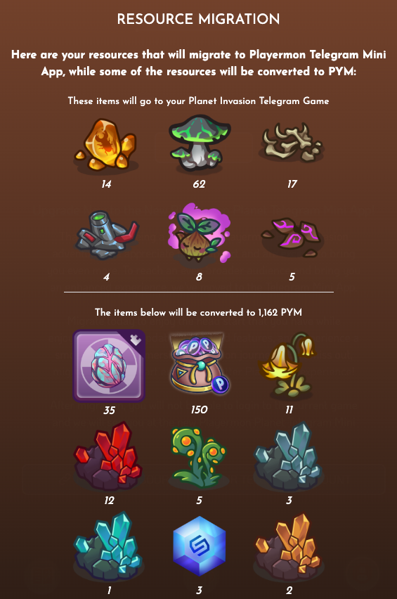 Preview Migration of Resources